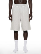 Unisex Raw Edge Fleece Shorts