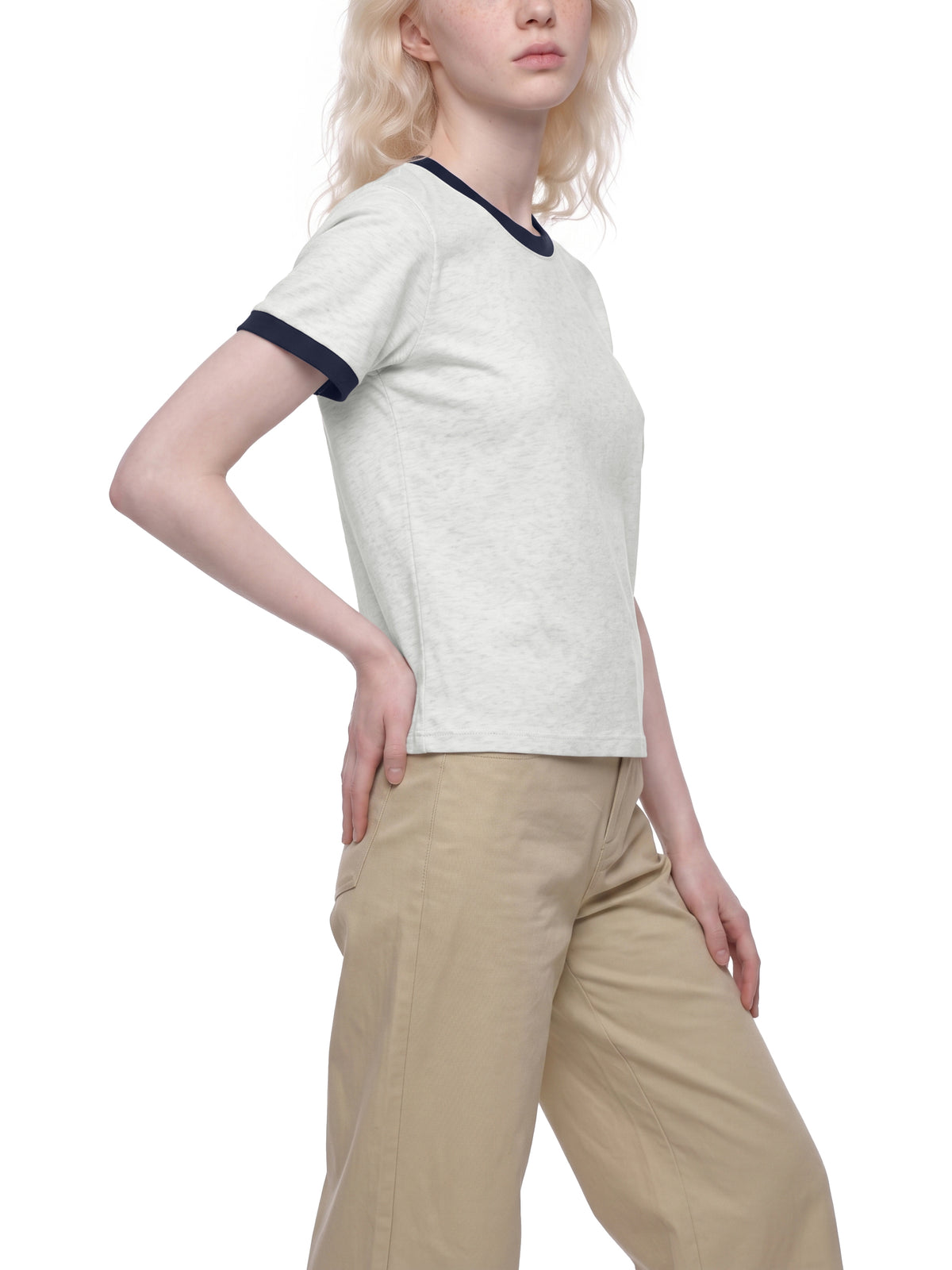MY KING 'WOMENS' RINGER TEE by FIELD