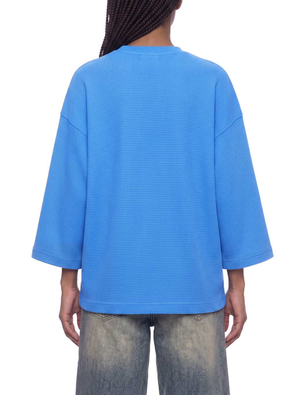 JESUS HATE WAFFLE 3/4 OVERSIZED TEE