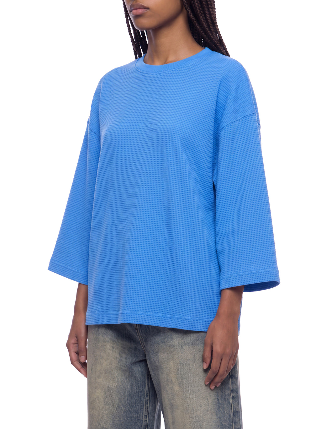 JESUS HATE WAFFLE 3/4 OVERSIZED TEE