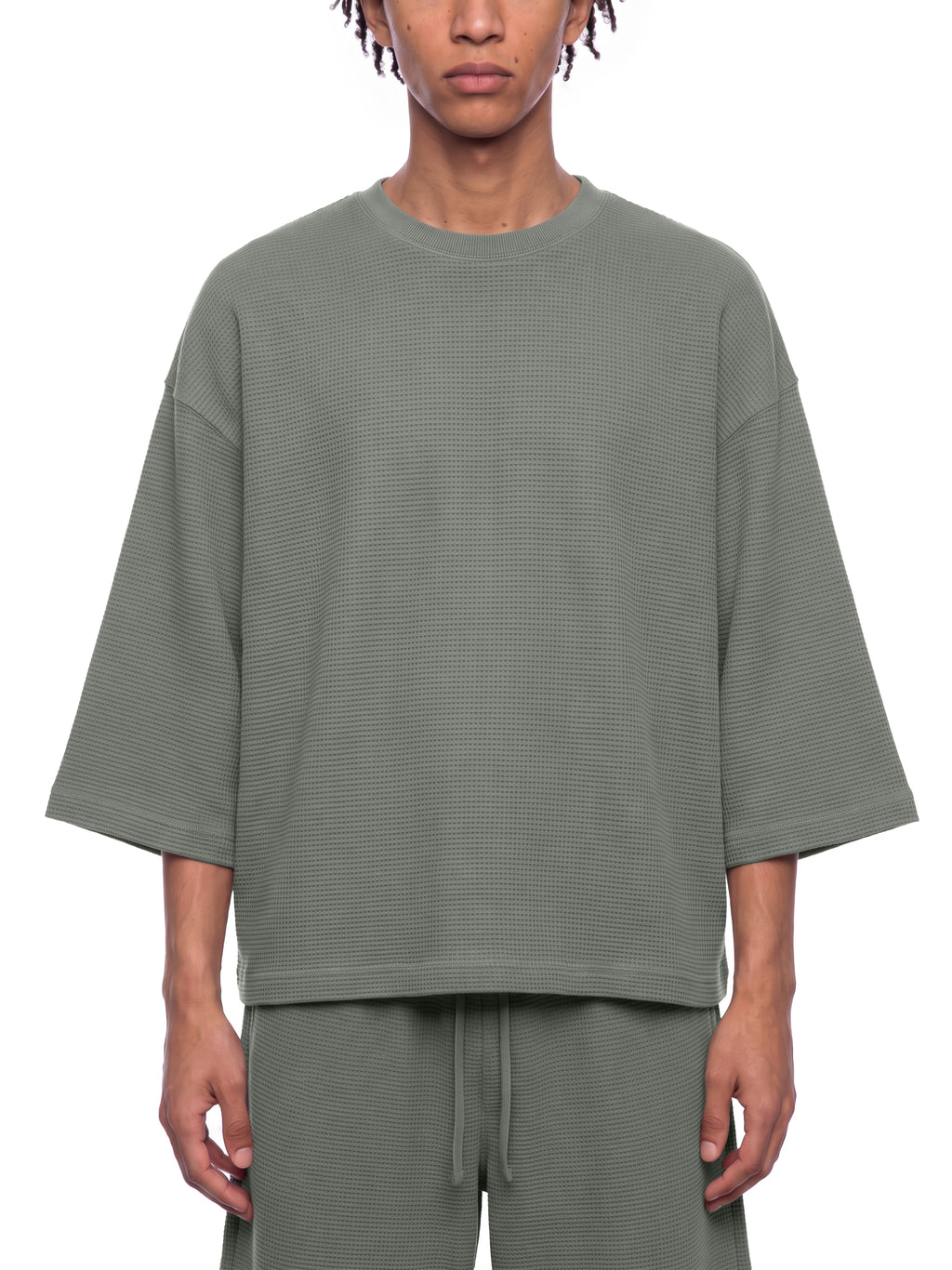 JESUS HATE WAFFLE 3/4 OVERSIZED TEE