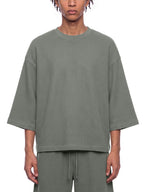 JESUS HATE WAFFLE 3/4 OVERSIZED TEE