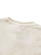 Unisex Vintage Wash Leopard Paneled Layer T-Shirt