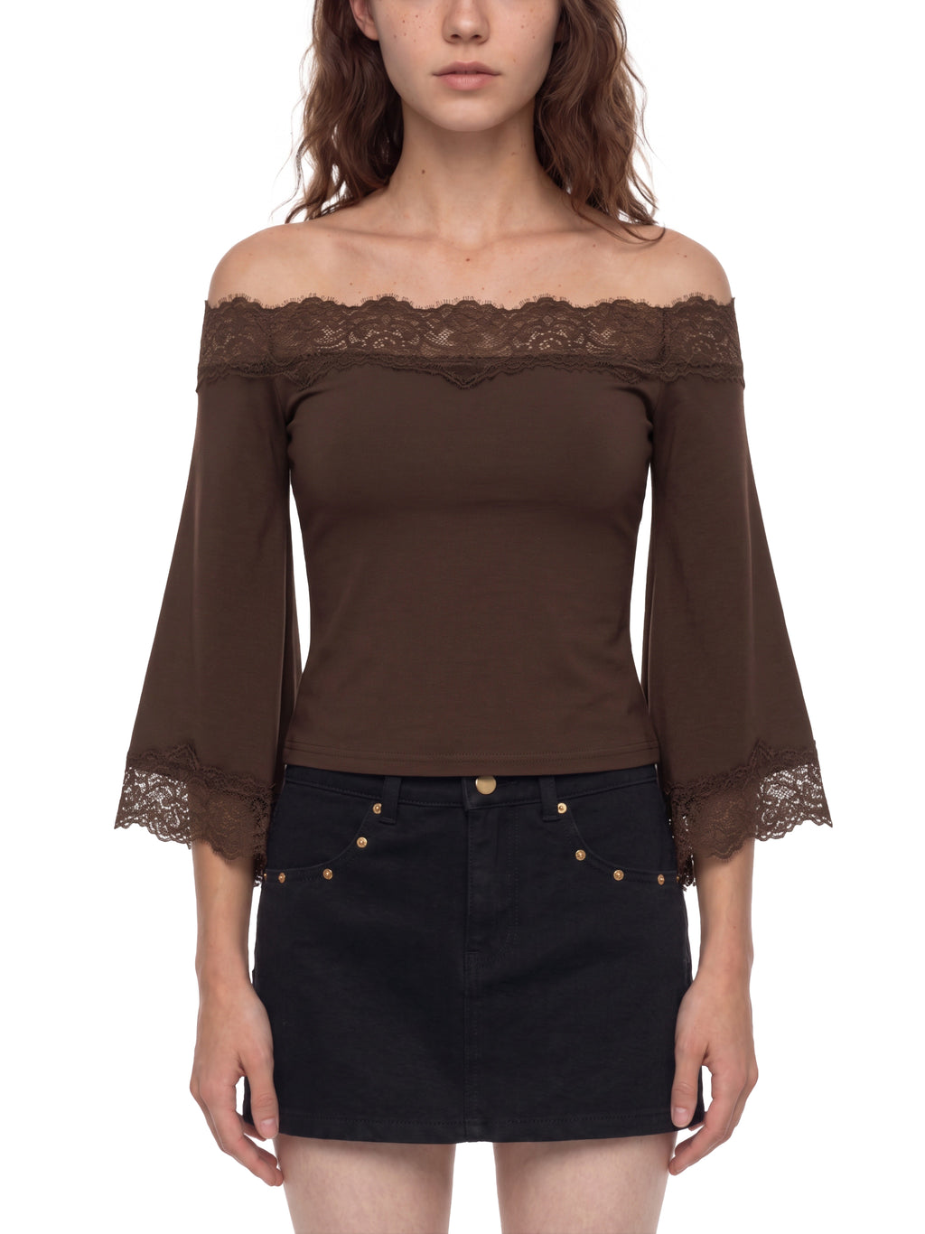 TWO TRIM BLOUSE