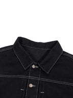 OBSIDIAN RAW DENIM JACKET ‘SET’