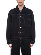 OBSIDIAN RAW DENIM JACKET ‘SET’