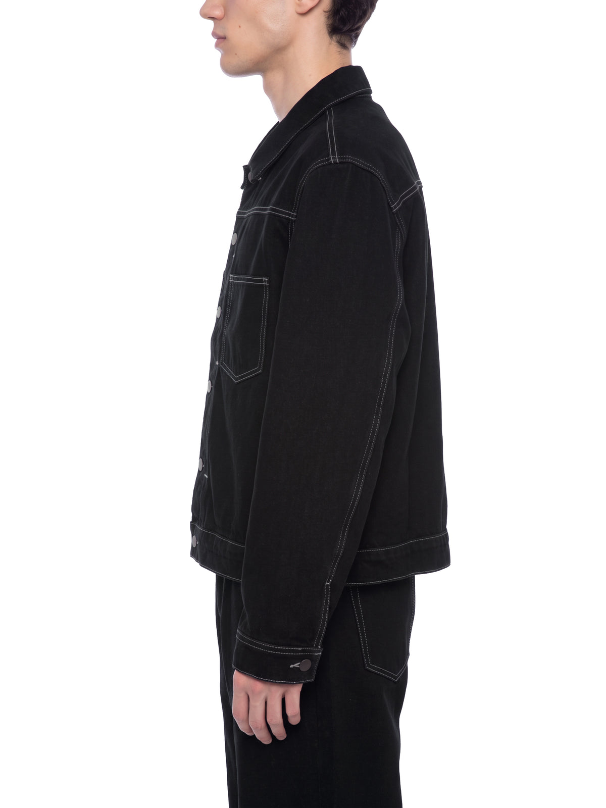OBSIDIAN RAW DENIM JACKET ‘SET’