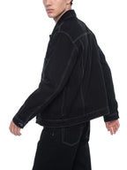 OBSIDIAN RAW DENIM JACKET ‘SET’