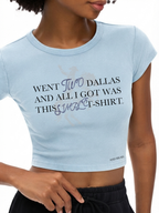 DALLAS HEAD CROP TEE