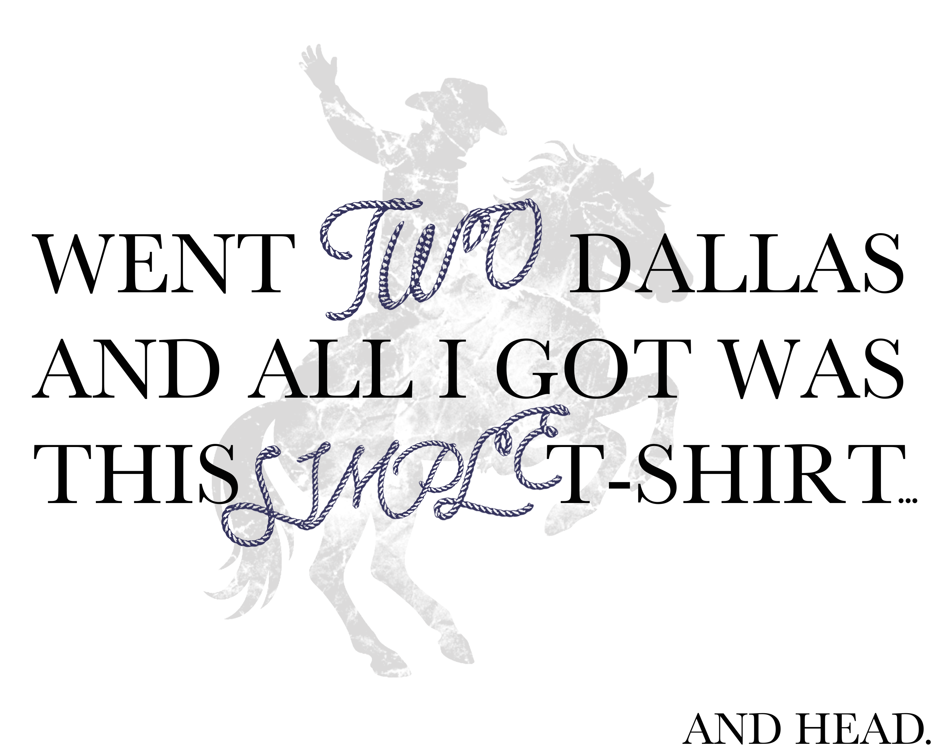 DALLAS HEAD TEE